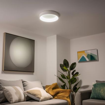 Brilagi - Lámpara de techo LED regulable FALCON LED/40W/230V 3000-6500K Ø 45 cm blanco + mando a distancia