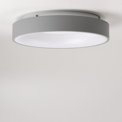 Brilagi - Lámpara de techo LED regulable FALCON LED/80W/230V 3000-6500K diámetro 60 cm gris + mando a distancia