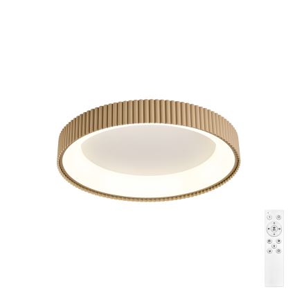 Brilagi - Lámpara de techo LED regulable FALCON MODERN LED/30W/230V 3000-6500K Ø 40 cm beige + mando a distancia