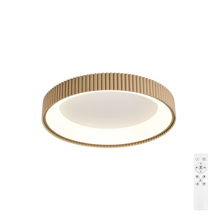 Brilagi - Lámpara de techo LED regulable FALCON MODERN LED/30W/230V 3000-6500K Ø 40 cm beige + mando a distancia