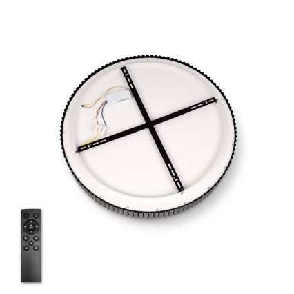Brilagi - Luminaria de techo LED regulable FALCON MODERN LED/30W/230V 3000-6500K diámetro 40 cm negra + mando a distancia