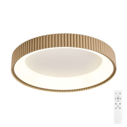 Brilagi - Plafón LED regulable FALCON MODERN LED/54W/230V 3000-6500K 60 cm beige + mando a distancia