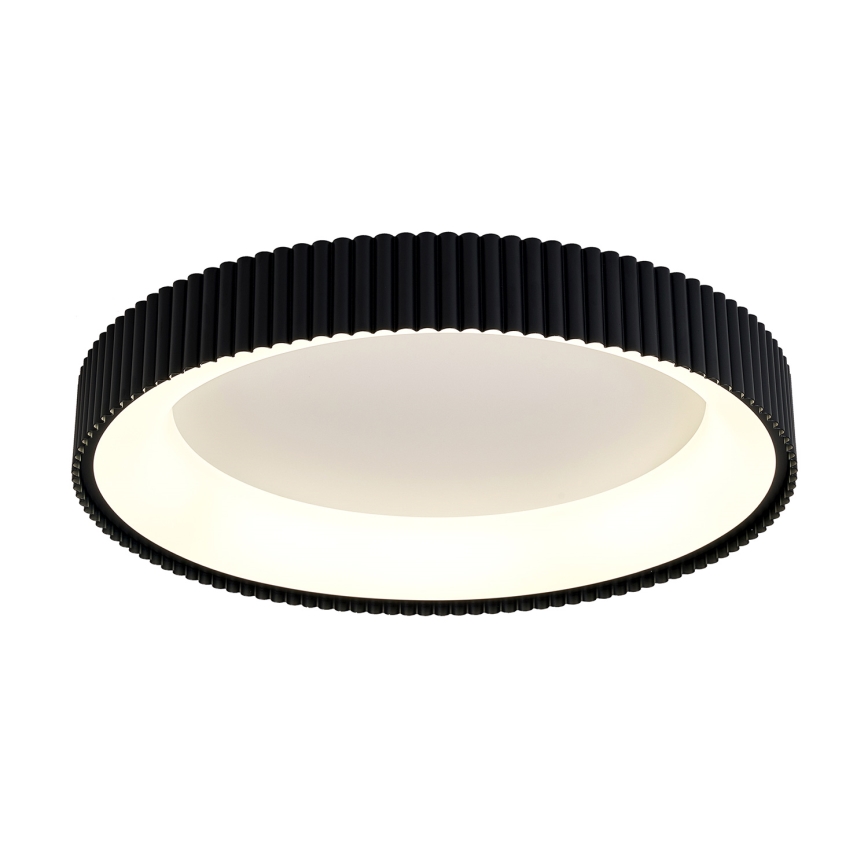 Brilagi - Plafón LED regulable FALCON MODERN, 54 W, 230 V, 3000–6500 K, Ø 60 cm, negro, con control remoto