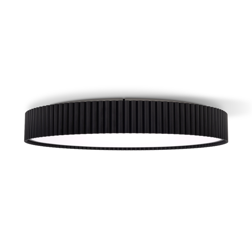 Brilagi - Plafón LED regulable FALCON MODERN, 54 W, 230 V, 3000–6500 K, Ø 60 cm, negro, con control remoto