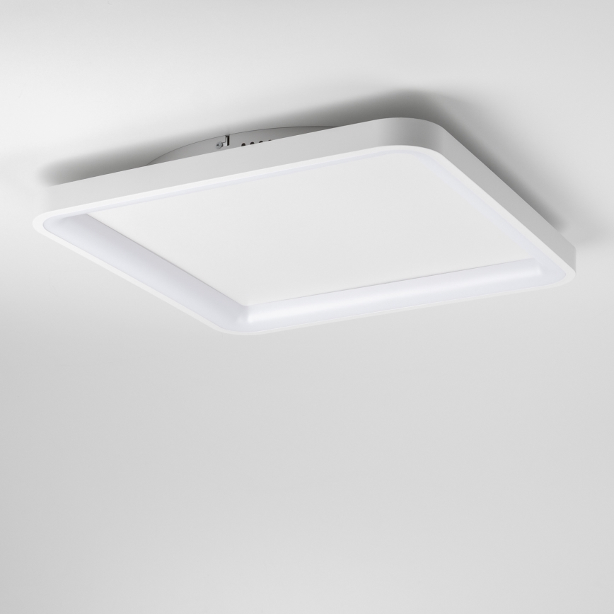 Brilagi - Luminaria de techo LED regulable FALCON SLIM LED/50W/230V 3000-6500K 50x50 cm blanco + mando a distancia