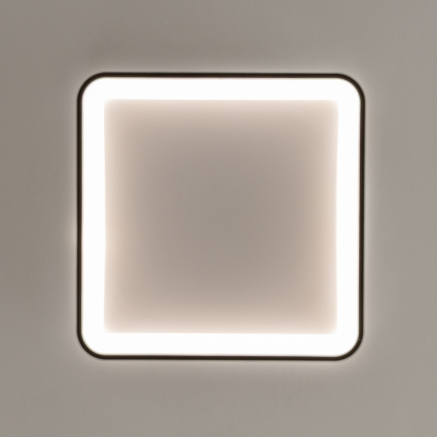 Brilagi - Luminaria de techo LED regulable FALCON SLIM LED/50W/230V 3000-6500K 50x50 cm negra + mando a distancia