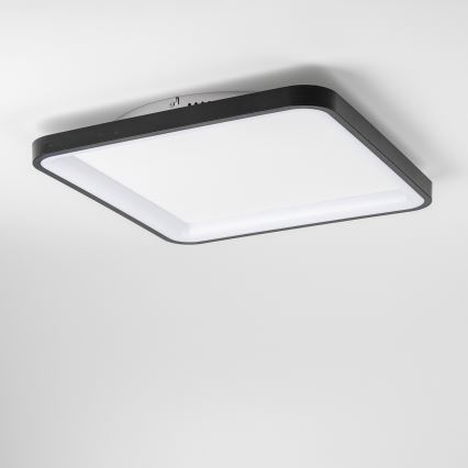 Brilagi - Luminaria de techo LED regulable FALCON SLIM LED/50W/230V 3000-6500K 50x50 cm negra + mando a distancia