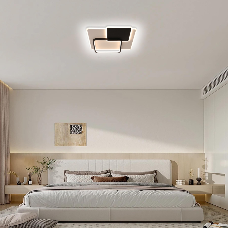 Brilagi - Plafón LED regulable FLARE LED/64W/230V 45x45 cm 3000/4000/6000K + control remoto