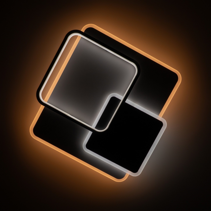 Brilagi - Plafón LED regulable FLARE LED/64W/230V 45x45 cm 3000/4000/6000K + control remoto