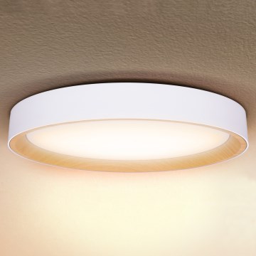 Brilagi - Lámpara de techo LED regulable LARIOS LED/72W/230V blanca Ø 59 cm + mando a distancia