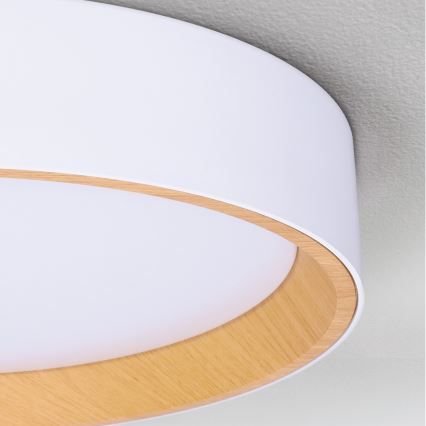 Brilagi - Lámpara de techo LED regulable LARIOS LED/72W/230V blanca Ø 59 cm + mando a distancia