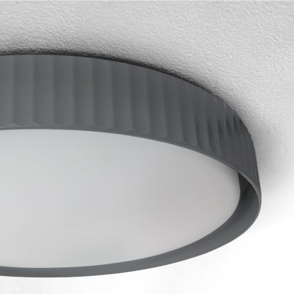Brilagi - Lámpara de techo LED regulable LUCIA LED/48W/230V 3000-6500K Ø 41 cm gris + mando a distancia