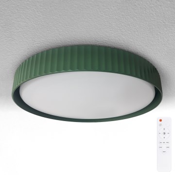 Brilagi - Lámpara de techo LED regulable LUCIA LED/60 W/230 V 3000–6500 K, Ø 59 cm, verde + mando a distancia