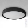 Brilagi - Lámpara de techo LED regulable LUCIA LED/60W/230V 3000-6500K Ø 59 cm negra + mando a distancia