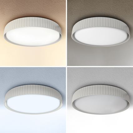 Brilagi - Lámpara de techo LED regulable LUCIA LED/60W/230V 3000-6500K diámetro 59 cm blanca + mando a distancia