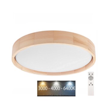 Brilagi - Lámpara de techo LED regulable MANAROLA LED/24W/230V 3000-6500K + mando a distancia