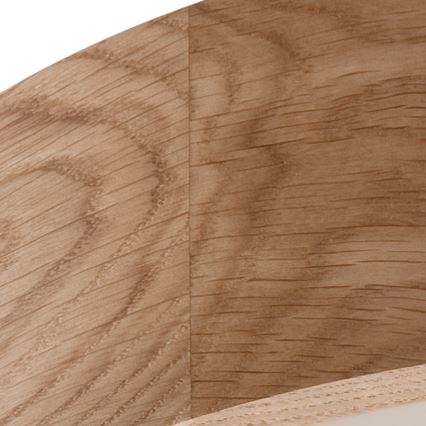 Brilagi - Luminaria de techo LED regulable MANAROLA LED/24W/230V Ø 42 cm 3000-6500K roble + mando a distancia