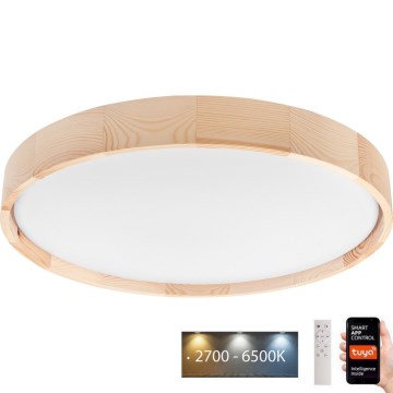Brilagi - Lámpara de techo LED regulable MANAROLA SMART LED/36W/230V 2700-6500K Ø 51 cm Wi-Fi Tuya + mando a distancia