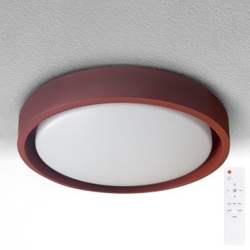Brilagi - Lámpara de techo LED regulable MATTEO LED/48W/230V 3000-6500K Ø 41 cm roja + mando a distancia