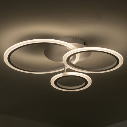 Brilagi - Lámpara de techo LED regulable ORBITS LED/40W/230V 3000-6500K blanco + control remoto