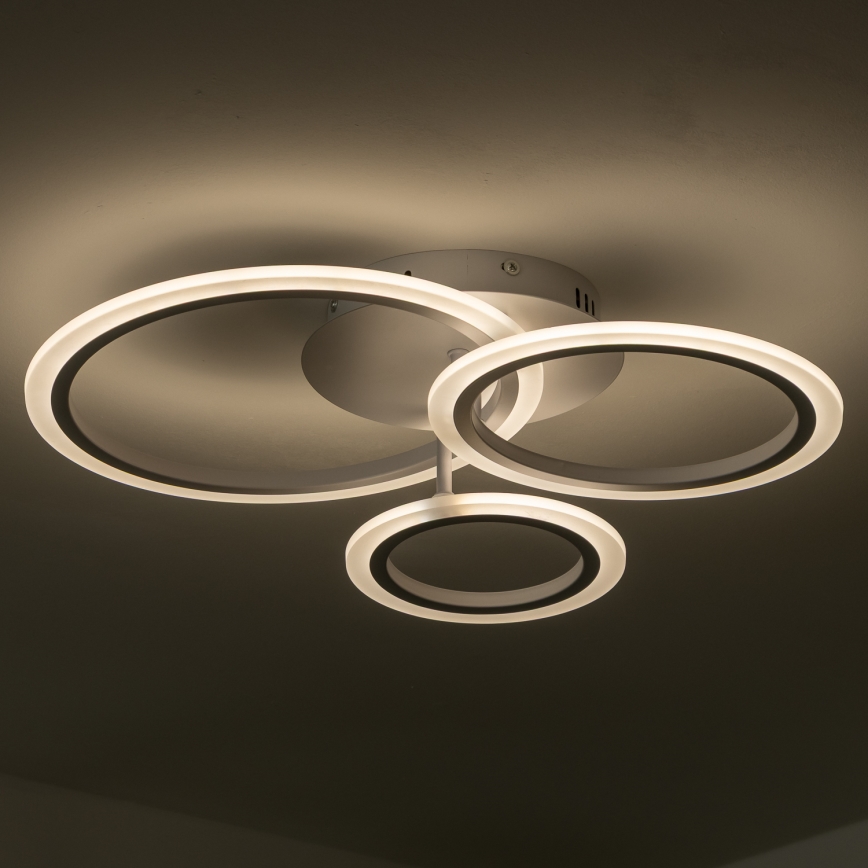 Brilagi - Lámpara de techo LED regulable ORBITS LED/40W/230V 3000-6500K blanco + control remoto