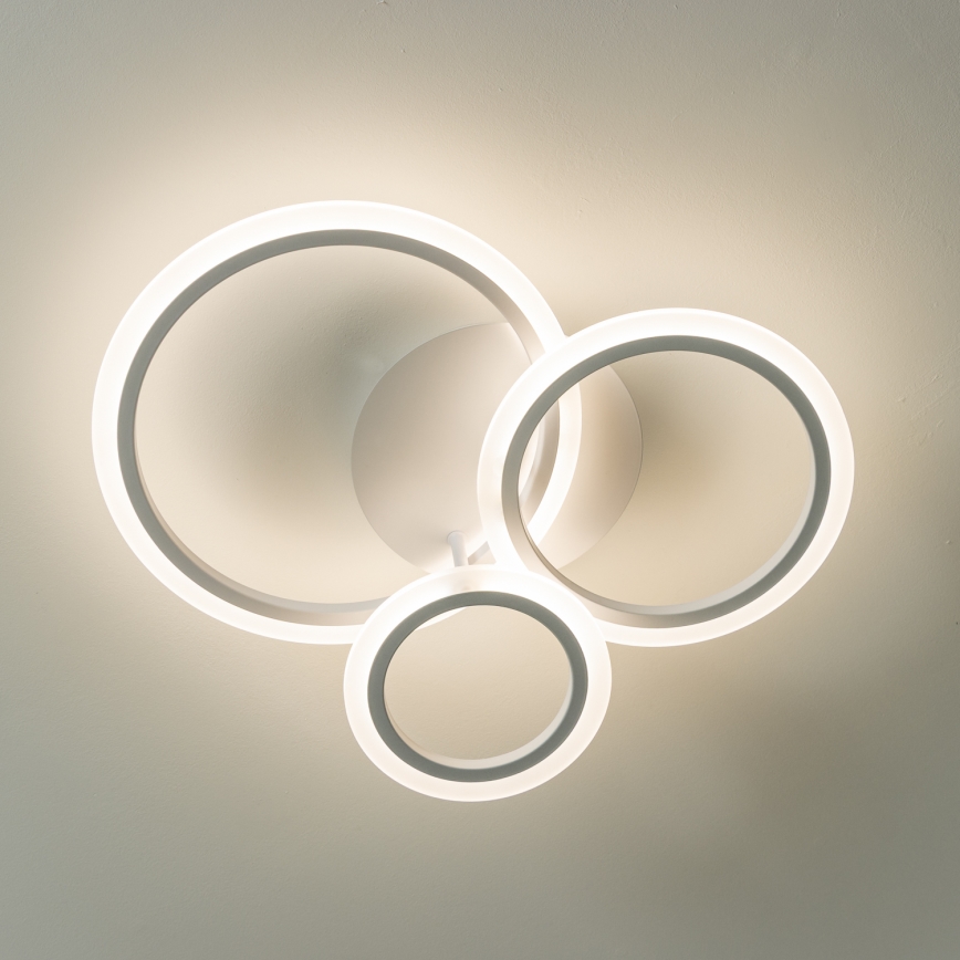 Brilagi - Lámpara de techo LED regulable ORBITS LED/40W/230V 3000-6500K blanco + control remoto