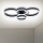 Brilagi - Lámpara de techo LED regulable ORBITS LED/49W/230V 3000/4000/6000K + mando a distancia