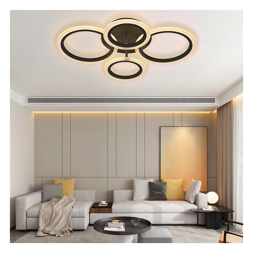Brilagi - Lámpara de techo LED regulable ORBITS LED/50W/230V 3000-6500K + control remoto