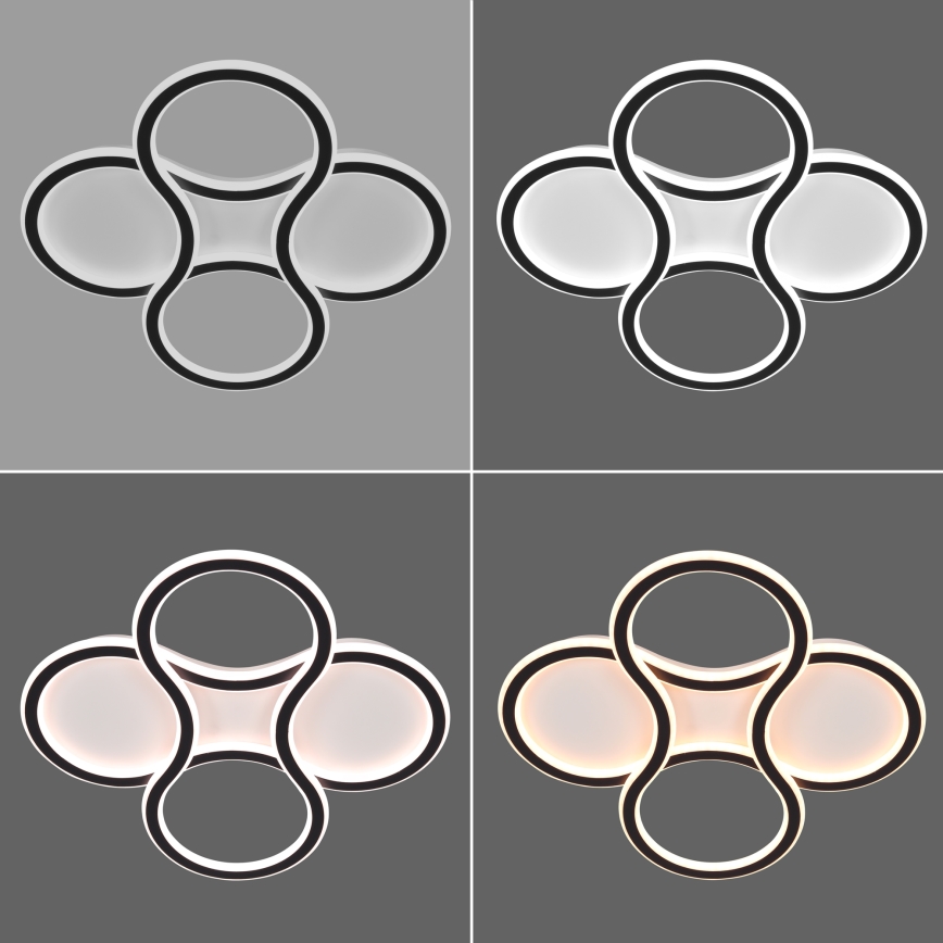 Brilagi - Lámpara de techo LED regulable ORELLI LED/53W/230V 3000/4000/6000K + mando a distancia