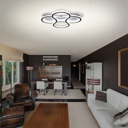 Brilagi - Lámpara de techo LED regulable ORELLI LED/53W/230V 3000/4000/6000K + mando a distancia