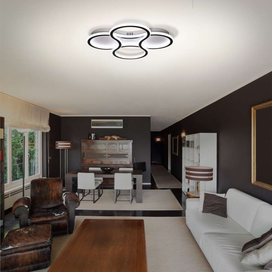 Brilagi - Lámpara de techo LED regulable ORELLI LED/53W/230V 3000/4000/6000K + mando a distancia