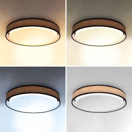 Brilagi - Lámpara de techo LED regulable PILAR LED/48W/230V 3000-6500K Ø 43 cm + mando a distancia