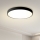 Brilagi - Lámpara de techo LED regulable POOL LED/60W/230V 3000-6000K Ø 60 cm negra + mando a distancia