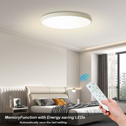 Brilagi - Lámpara de techo LED regulable POOL SMART LED/100W/230V 3000-6000K diámetro 80 cm Wi-Fi Tuya blanca + control remoto