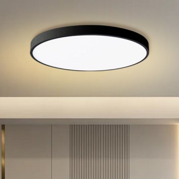 Brilagi - Lámpara de techo LED regulable POOL SMART LED/128W/230V 3000-6000K de 100 cm Wi-Fi Tuya negra + mando a distancia