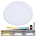 Brilagi - Lámpara de techo LED regulable POOL SMART LED/48W/230V 40 cm 3000-6000K Wi-Fi Tuya + mando a distancia blanca