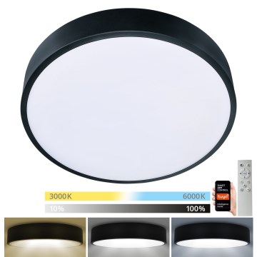 Brilagi - Lámpara de techo LED regulable POOL SMART LED/48W/230V 40 cm 3000-6000K Wi-Fi Tuya + mando a distancia negro