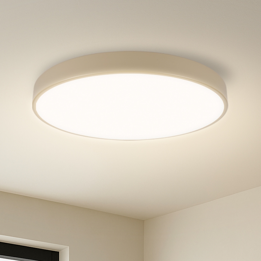Brilagi - Lámpara de techo LED regulable POOL SMART LED/60W/230V 3000-6000K diámetro 50 cm Wi-Fi Tuya beige + control remoto