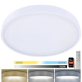 Brilagi - Lámpara de techo LED regulable POOL SMART LED/60W/230V 50 cm 3000-6000K Wi-Fi Tuya + mando a distancia blanca