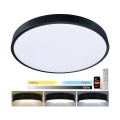 Brilagi - Lámpara de techo LED regulable POOL SMART LED/60W/230V 50 cm 3000-6000K Wi-Fi Tuya + mando a distancia negro