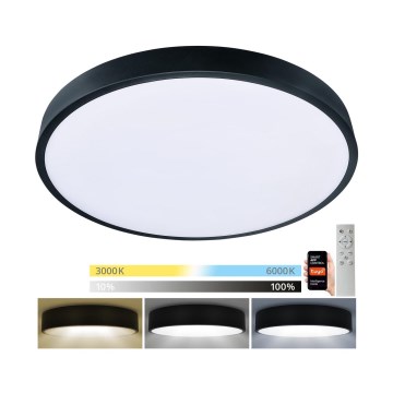 Brilagi - Lámpara de techo LED regulable POOL SMART LED/60W/230V 50 cm 3000-6000K Wi-Fi Tuya + mando a distancia negro