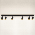 Brilagi - Lámpara de techo LED regulable SELE 6xGU10/6,5W/230V 2700-6500K negro/dorado