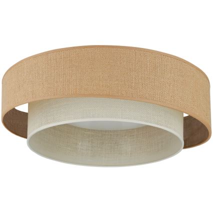 Brilagi - Lámpara de techo LED regulable SHINE LED/24W/230V Ø 60 cm 3000/4000/6500K beige/crema + mando a distancia