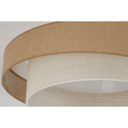 Brilagi - Lámpara de techo LED regulable SHINE LED/24W/230V Ø 60 cm 3000/4000/6500K beige/crema + mando a distancia