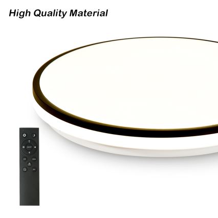 Brilagi - Luminaria de techo LED regulable inteligente 24W/230V Ø 38 cm 3000-6000K Wi-Fi Tuya Beacon + mando a distancia