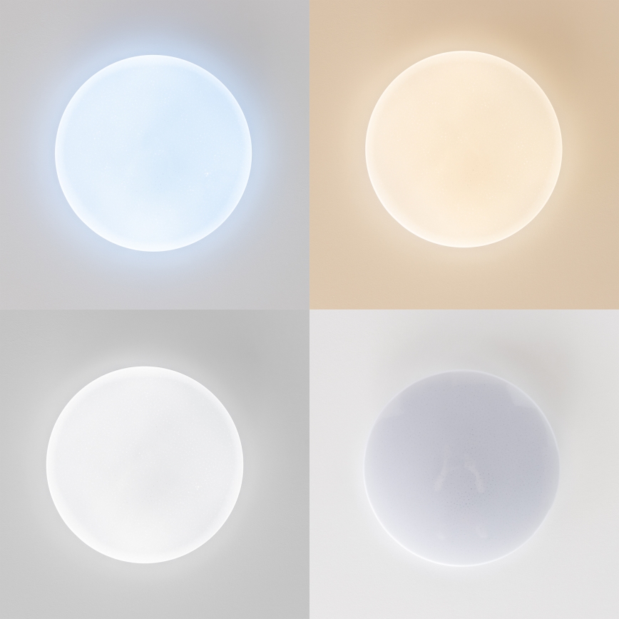 Brilagi - Lámpara de techo LED regulable SMART STARS LED/24W/230V Ø 38 cm 3000-6000K Wi-Fi Tuya Beacon + mando a distancia