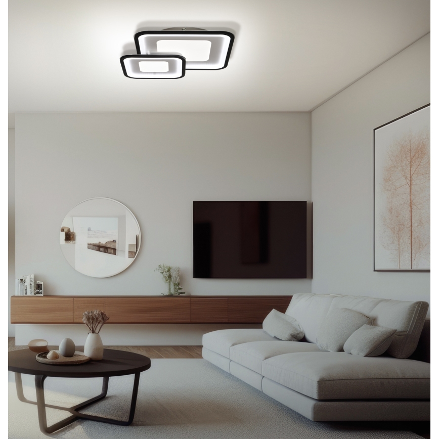 Brilagi - Lámpara de techo LED regulable TANDORA LED/49W/230V 3000/4000/6000K + mando a distancia