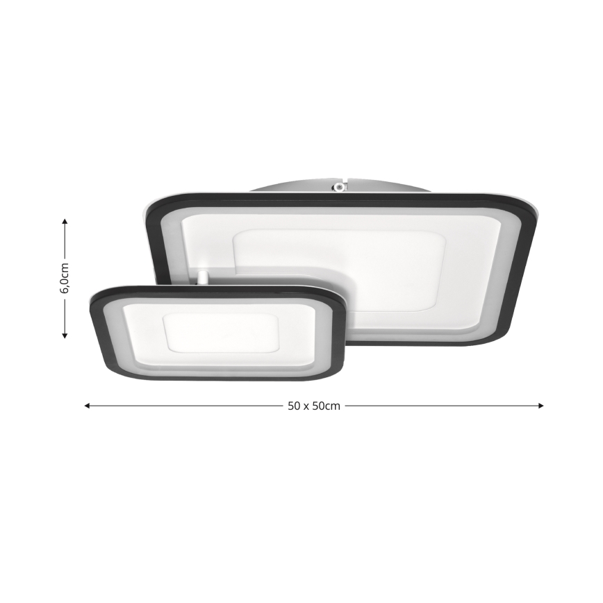 Brilagi - Lámpara de techo LED regulable TANDORA LED/49W/230V 3000/4000/6000K + mando a distancia