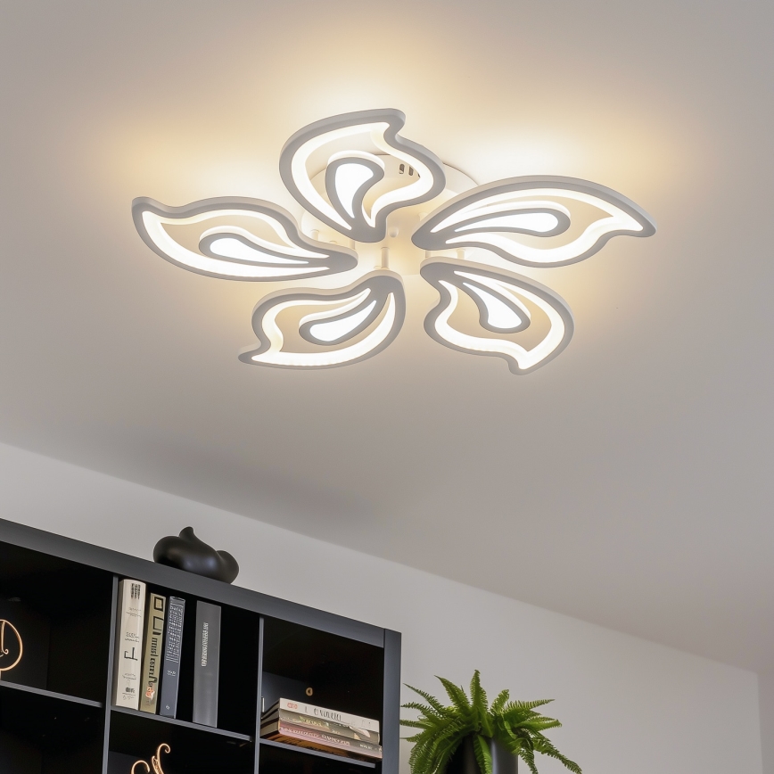 Brilagi - Lámpara de techo LED regulable TWIST LED/125W/230V 3000-6500K + control remoto