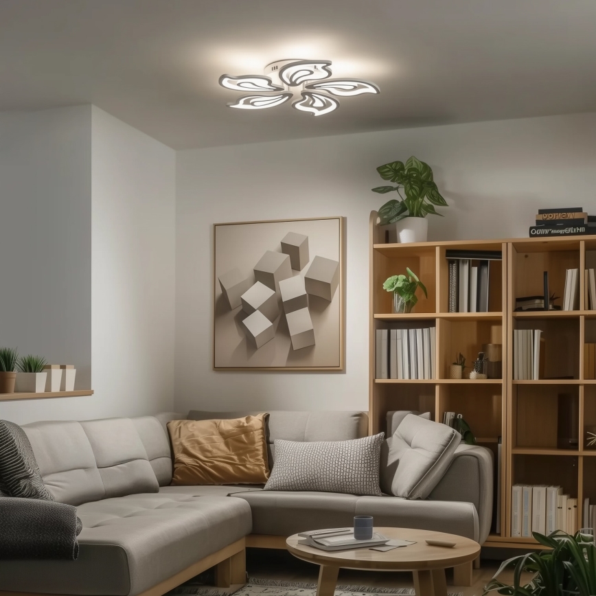 Brilagi - Lámpara de techo LED regulable TWIST LED/125W/230V 3000-6500K + control remoto